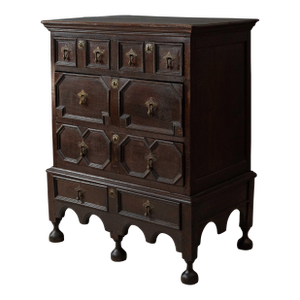 Antique English Jacobean Oak Chest