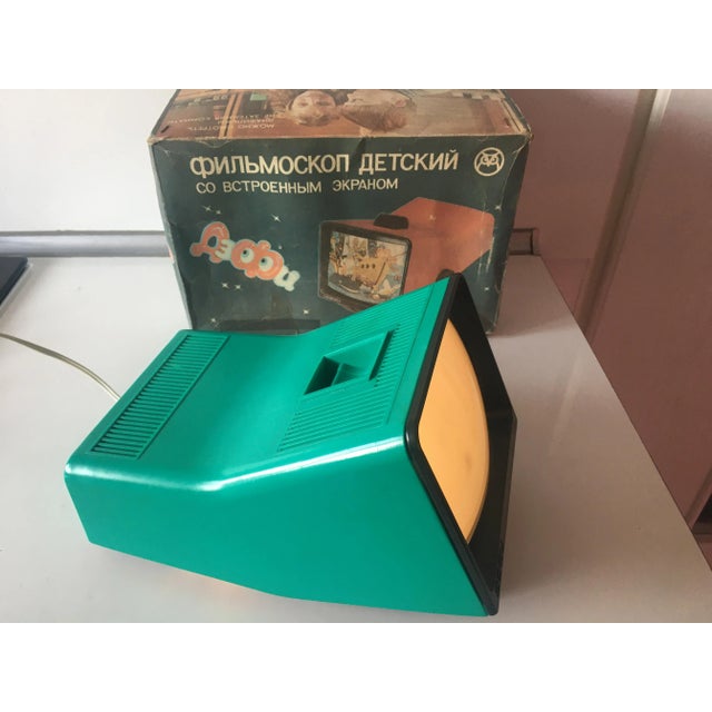 Filmoscope for Children with a Built-in Screen, 1970s, in Very Good conditions. Designed 1970 to 1979
