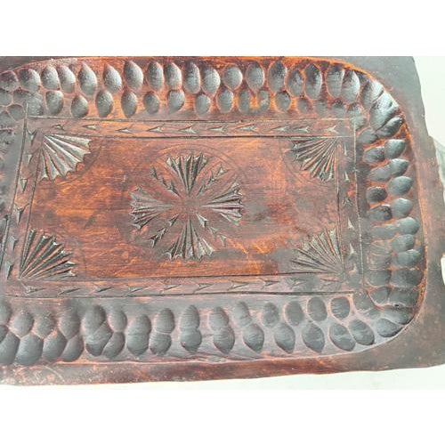 Brown Minimalist Vide Poche in Wood, 1950s For Sale - Image 8 of 11