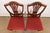 Late 20th Century Baker Furniture Style Federal Mahogany Shield Back Dining Chairs, Pair For Sale - Image 5 of 12