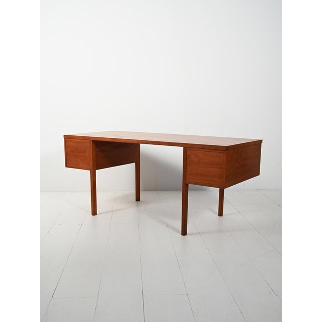 Nanna Ditzel Vintage Teak Desk by Nanna & Jørgen Ditzel, 1950s For Sale - Image 4 of 14