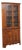 American Early 17th C. Tiger Maple Corner China Cabinet For Sale