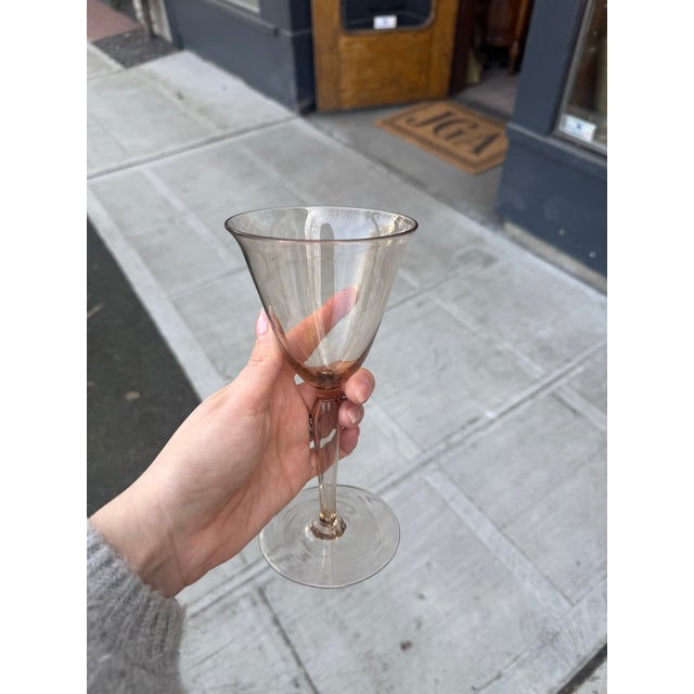 Glass 1920s Murano Glass Stemware by Renowned Glassblower Vittorio Zecchin -Set of 11 For Sale - Image 7 of 7