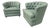 Mid-Century Modern Tufted Barrel Back Club Chairs - Set of 2 For Sale