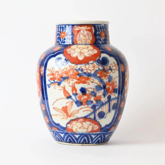 Antique Japanese Imari Porcelain Vase For Sale - Image 9 of 9