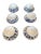 Ceramic Antique Blue Onion Meissen Teichert Set of Teacups for 6 - 12 Pieces For Sale - Image 7 of 9