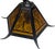Mid 20th Century Spanish Revival Wrought Iron Swag Pendant Lamp For Sale - Image 9 of 12