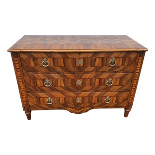 Louis XVI Commode in Inlaid Walnut, 1790 For Sale