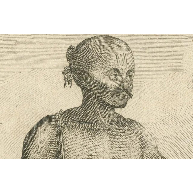 Pierre Sonnerat, Vaishnavite Brahmin from India, 1806, Engraving on Paper For Sale - Image 3 of 10