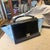 2016 Celine Black and Blue Leather Trapeze Shoulder Bag by Celine For Sale - Image 15 of 17
