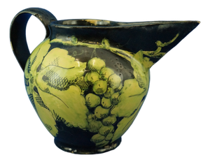 20th Century Majolica Ceramic Jug from Squarciarelli - Tidei Brothers, Italy, 1920s