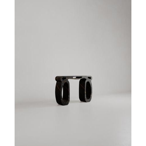 Emperador Brown Marble Soie Console by Esther Knopfler For Sale - Image 13 of 18