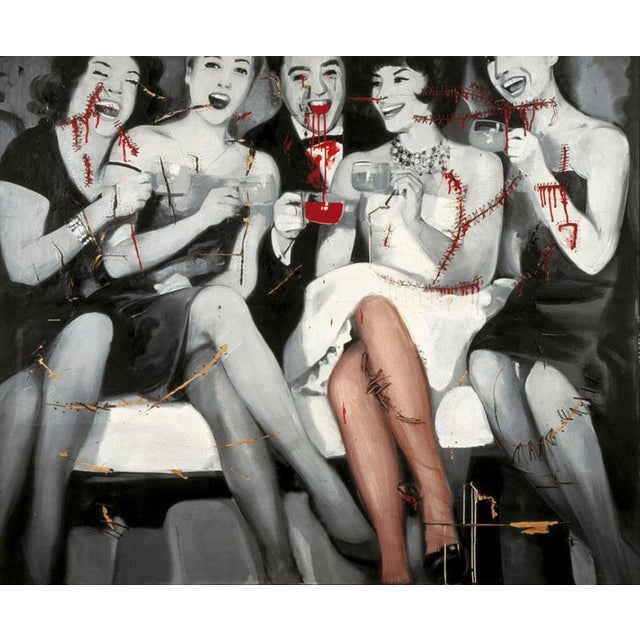 Gerhard Richter Party Official Exhibition Poster Dimensions: 33 x 23 in / 84,1 x 59,4 cm Sold unframed