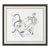 Al Hirschfeld, Royal Wedding, Rare Signed Etching, Edition 66/125, Framed, Fred Astaire, 1987 For Sale