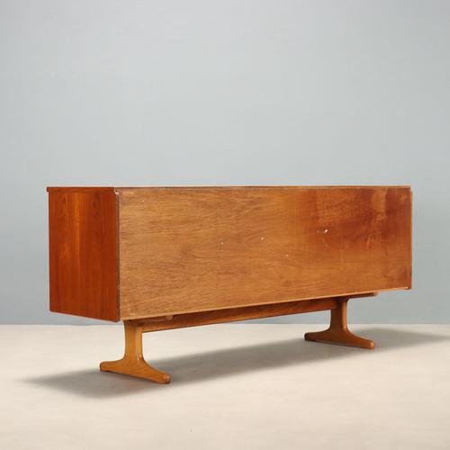English Manufacture Sideboard in Teak Veneer, 1960s For Sale - Image 10 of 11