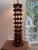 Mid-Century Modern Mid 20th Century Modern Wood and Brass Table Lamp For Sale - Image 3 of 6