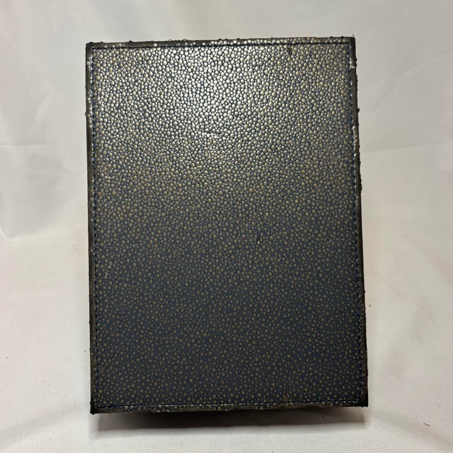 Early 20th Century Genuine Shagreen Table Box Circa 1925-30 For Sale - Image 11 of 12