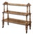 19th Century English Open Library Caddy Bookshelf on Casters For Sale