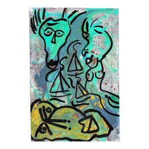Original Peter Keil Painting - Junge Wilde Collection