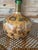 Chocolate Vintage Florentia Italian Leather Wrapped World Map Liquor Decanter For Sale - Image 8 of 12