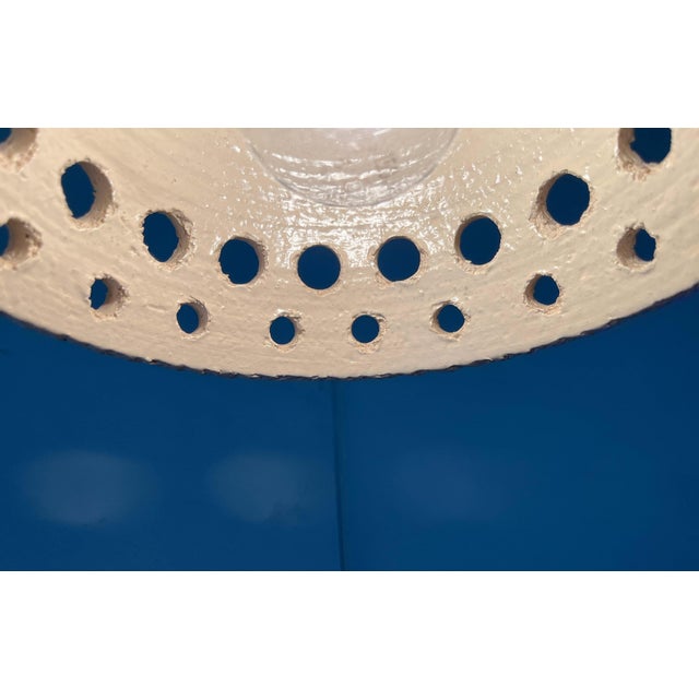 Mid-Century Modern Danish White Studio Pottery Pendant Lamp, 1960s For Sale - Image 12 of 18