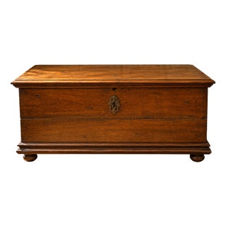 Louis XIII Burgundian Walnut Chest, 1600s For Sale