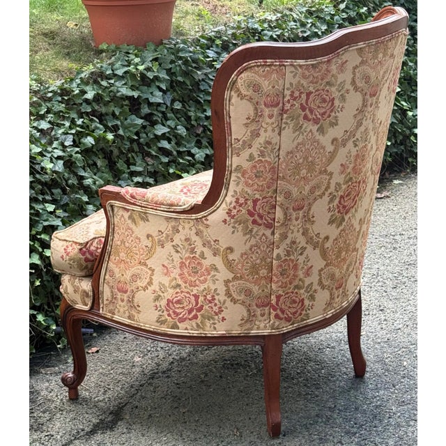 Ethan Allen Ethan Allen “Camille” French Upholstered Chair For Sale - Image 4 of 10