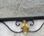 Vintage 1930s American Handmade Wrought Iron Wall Mirror Hand Painted Floral Dec For Sale - Image 15 of 18