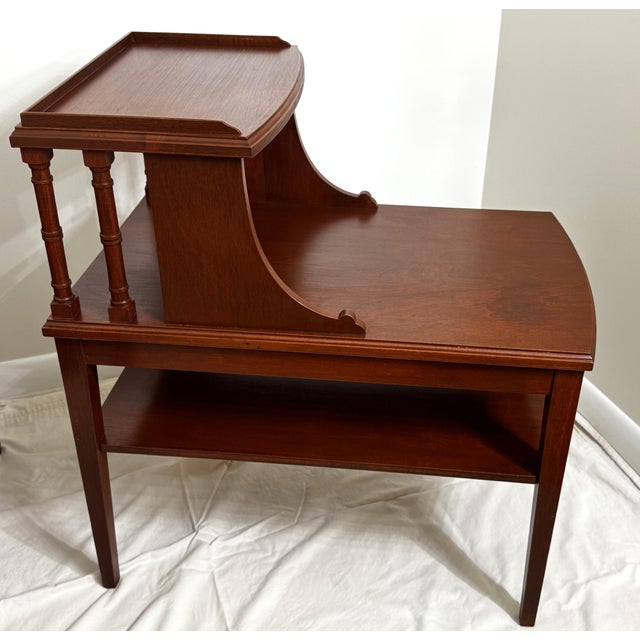Mersman Mid 20th Century Mahogany Side Tables by Mersman - A Pair #7556 For Sale - Image 4 of 11