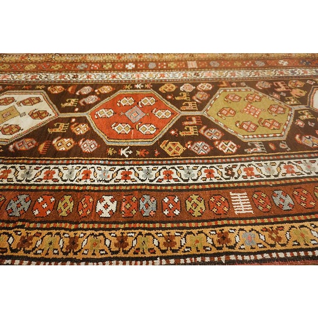 Early 20th Century W. Persian Kurdish Runner Carpet For Sale In New York - Image 6 of 15