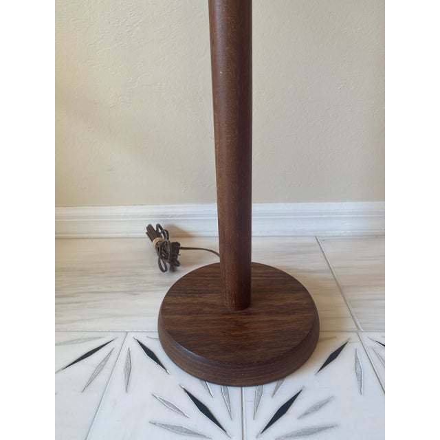 Mid-Century Modern Vintage Mid-Century Modern Danish Style Teak Floor Lamp For Sale - Image 3 of 8