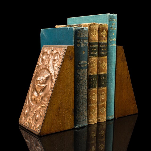 1890's Pair, Antique Maritime Bookends For Sale - Image 9 of 9