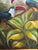 Wood Late 20th Century Palm Beach Regency Toucans in Paradise Tropical Print Gilt Framed For Sale - Image 7 of 9