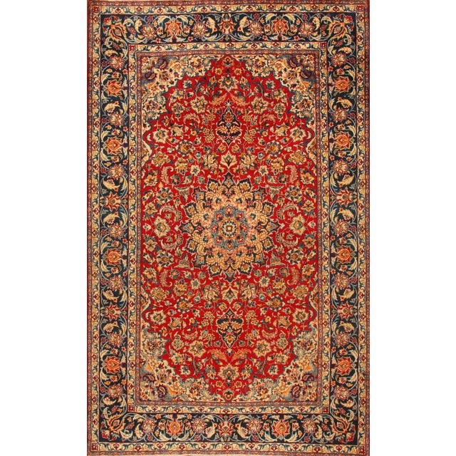 Middle Eastern Hand-Knotted Rug For Sale - Image 11 of 11
