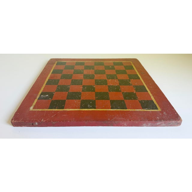 Late 19th Century Late 19th Century Folk Art Checkerboard For Sale - Image 5 of 10