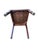 Mid-19th Century Dressing Chair With Convertible Mirror Seatback in Off-White Jacquard Fabric For Sale - Image 10 of 12