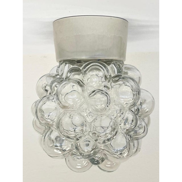 Metal Mid-Century Modern Glass Wall Lamp, 1970s For Sale - Image 7 of 10
