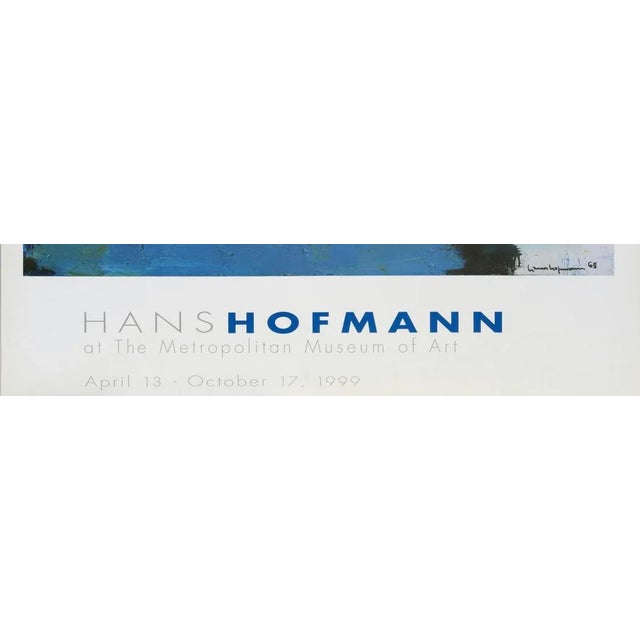 Original Poster by Hans Hoffmann for his Metropolitan Museum of Art Exhibition in 1999, titled Rhapsody.