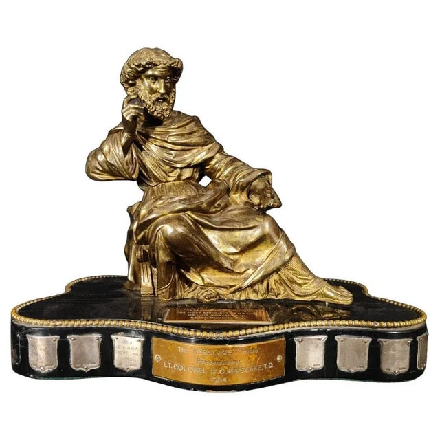 Gilded Bronze and Silver Figure, 19th Century For Sale - Image 11 of 11