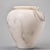 2010s Medium White Alabaster Pot Vase With Gray Streaks For Sale - Image 5 of 10