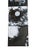 SeT of Four Black & White Acrylic and Ink Paintings on Canvas Titled La Luna For Sale In New York - Image 6 of 10