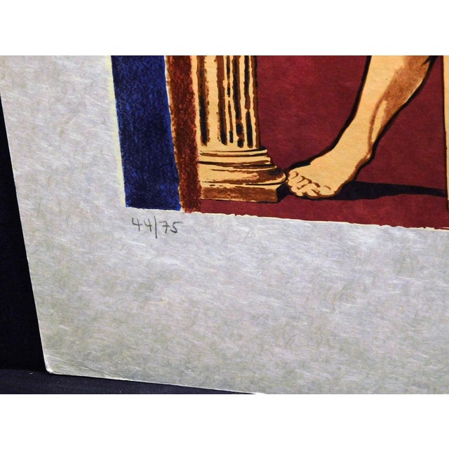 Pink 1977 Salvador Dali "Triomphe De L'Amour" Set of 2 Surrealist Lithographs Hand Signed For Sale - Image 8 of 16