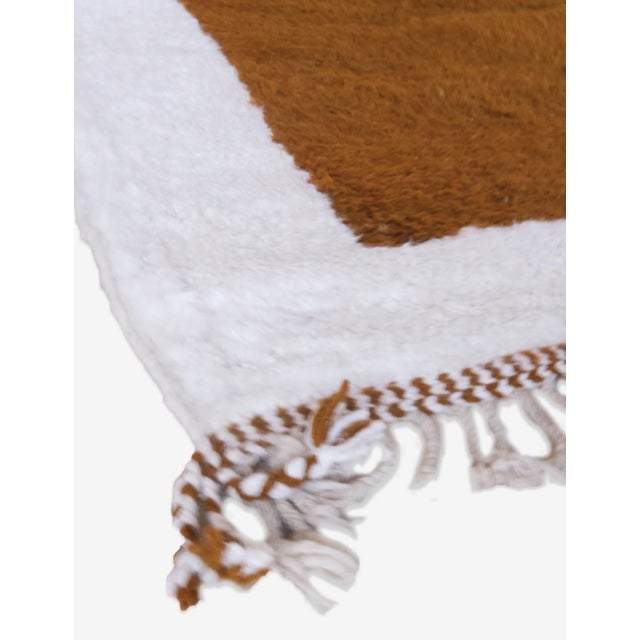 Mid-Century Modern Handwoven Moroccan Wool Rug - 9.5 X 7.5 Ft For Sale - Image 3 of 8
