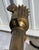 Metal Maitland Smith Penshell Obelisk Brass Lion Head Accent Table Lamps - A Pair For Sale - Image 7 of 12