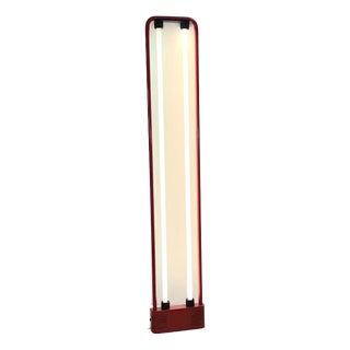 Big Red Double Neon Lamp by Gian N. Gigante for Zerbetto, 1980s For Sale
