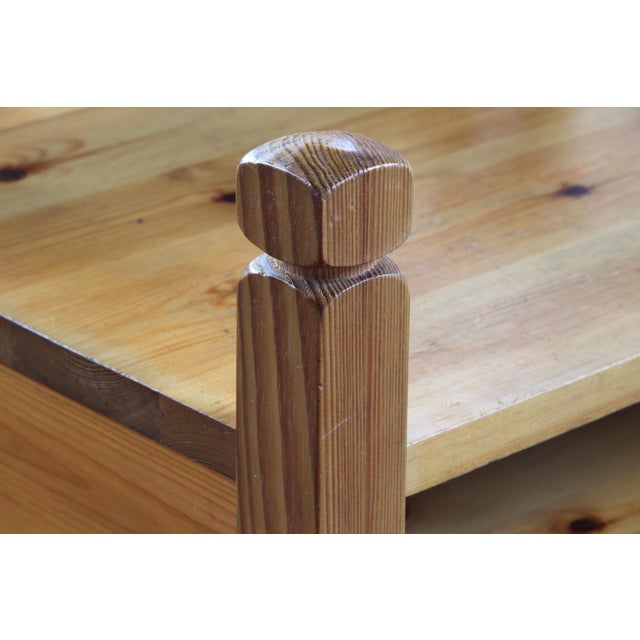 Vintage Pine Bedside Tables, Denmark, 1970s, Set of 2 For Sale - Image 10 of 18