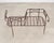 20th C. French Neoclassical Iron Tête-À-Tête Garden Bench For Sale - Image 9 of 18