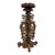 Anglo Indian Bombay Carved Serpent Wooden Blackwood Plant Stand For Sale