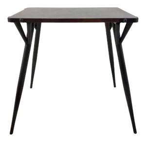 Industrial Modern Tapered Leg Copper Metal End Table