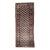 Antique Gendje Kazak Runner, Hand-Knotted Wool Pile, Caucasus, 1800s, 4' x 9' For Sale